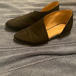Qupid Black Flats, Size 8